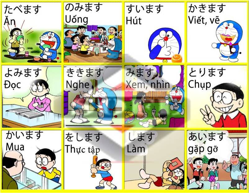 Học từ vựng tiếng Nhật qua hình ảnh theo từng chủ đề