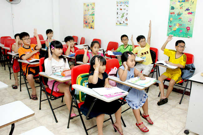 Lớp học tiếng Nhật cho trẻ em
