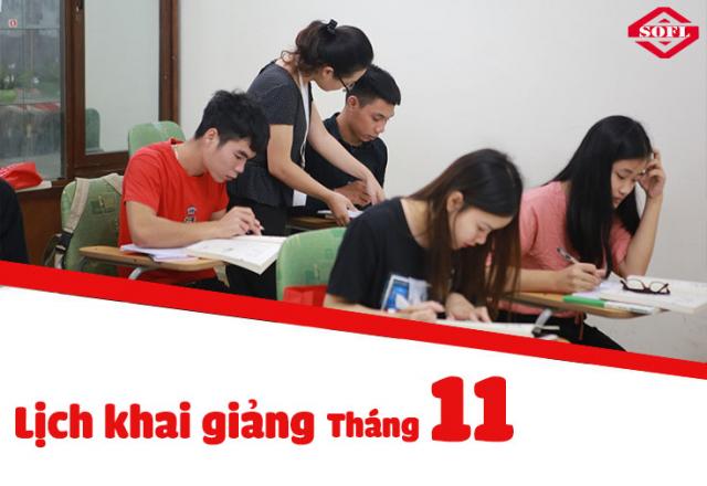 Khai giảng khóa học tiếng Nhật sơ cấp 2 tháng 11/2018 tại Hà Nội