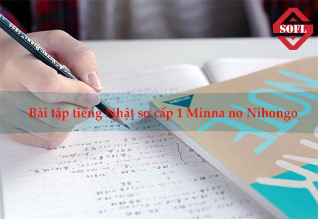 Bài tập tiếng Nhật sơ cấp 1 Minna no Nihongo